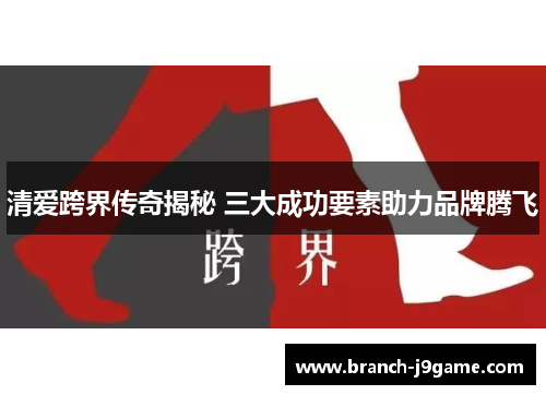 清爱跨界传奇揭秘 三大成功要素助力品牌腾飞